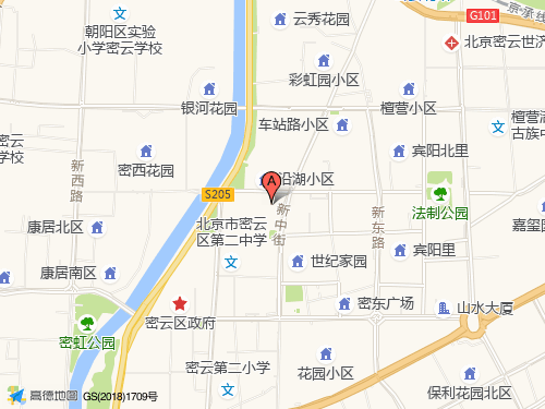 密云區地圖