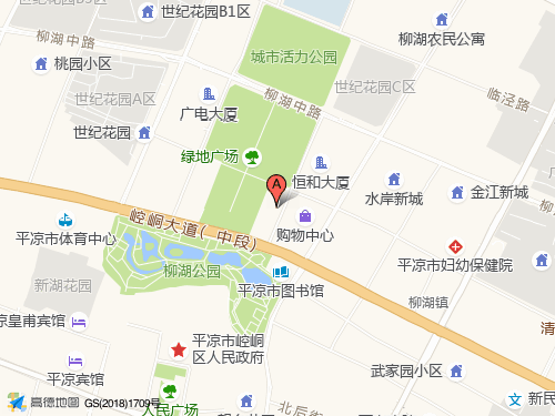 平涼地圖