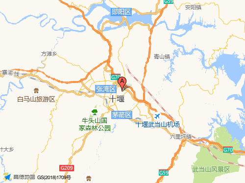十堰地圖