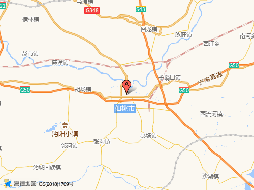 仙桃地圖