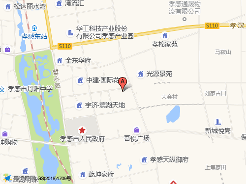 孝感地圖