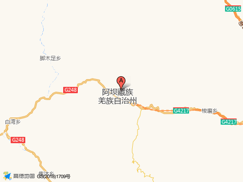 阿壩地圖
