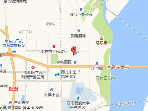 南充地圖