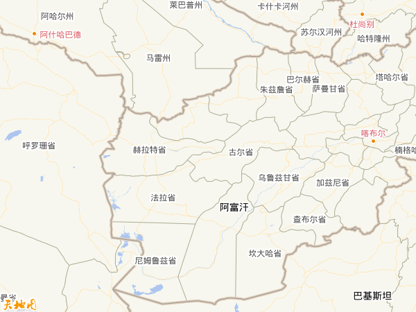 阿富汗地圖 阿富汗地圖